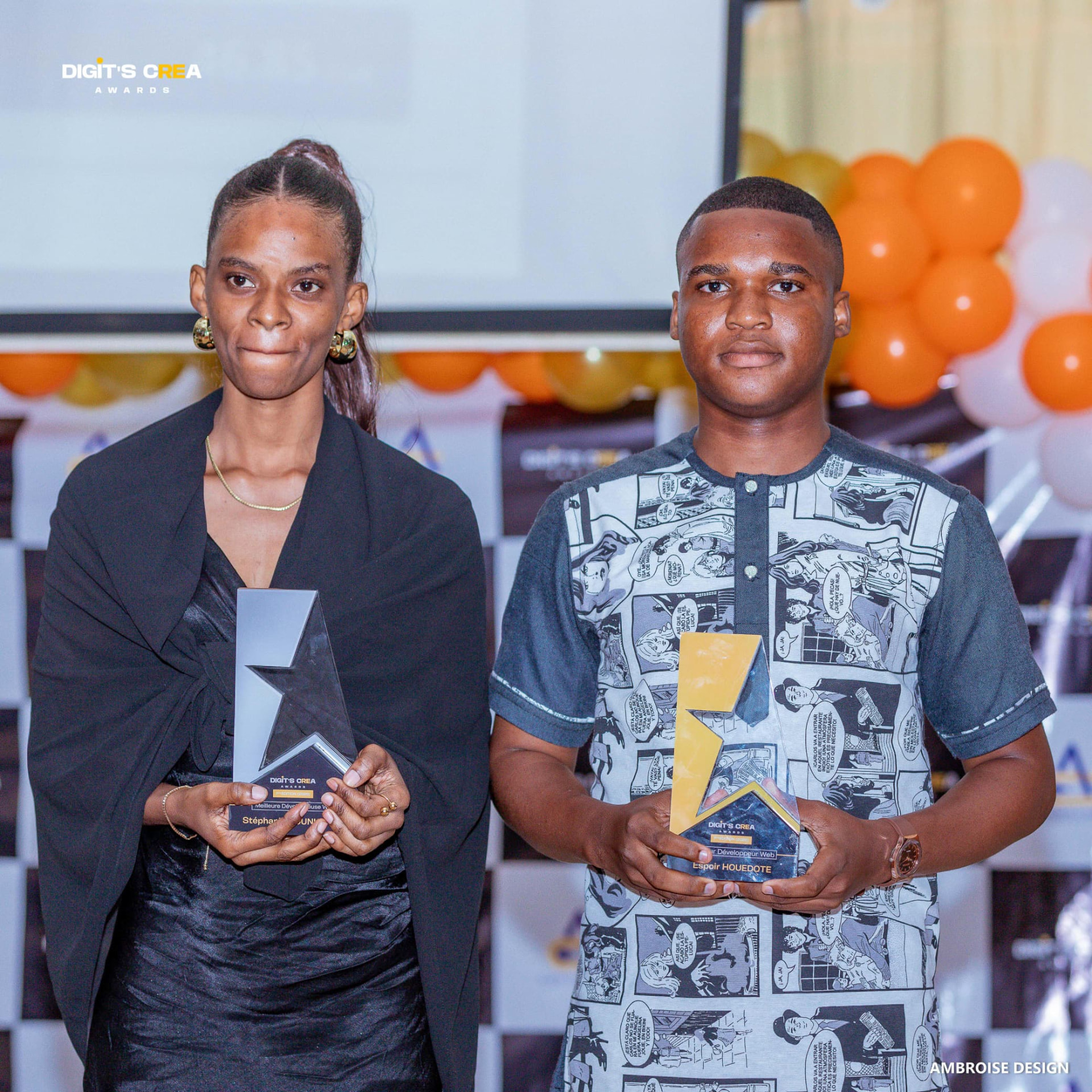 Les lauréats sur scène aux Digit's Crea Awards 2026