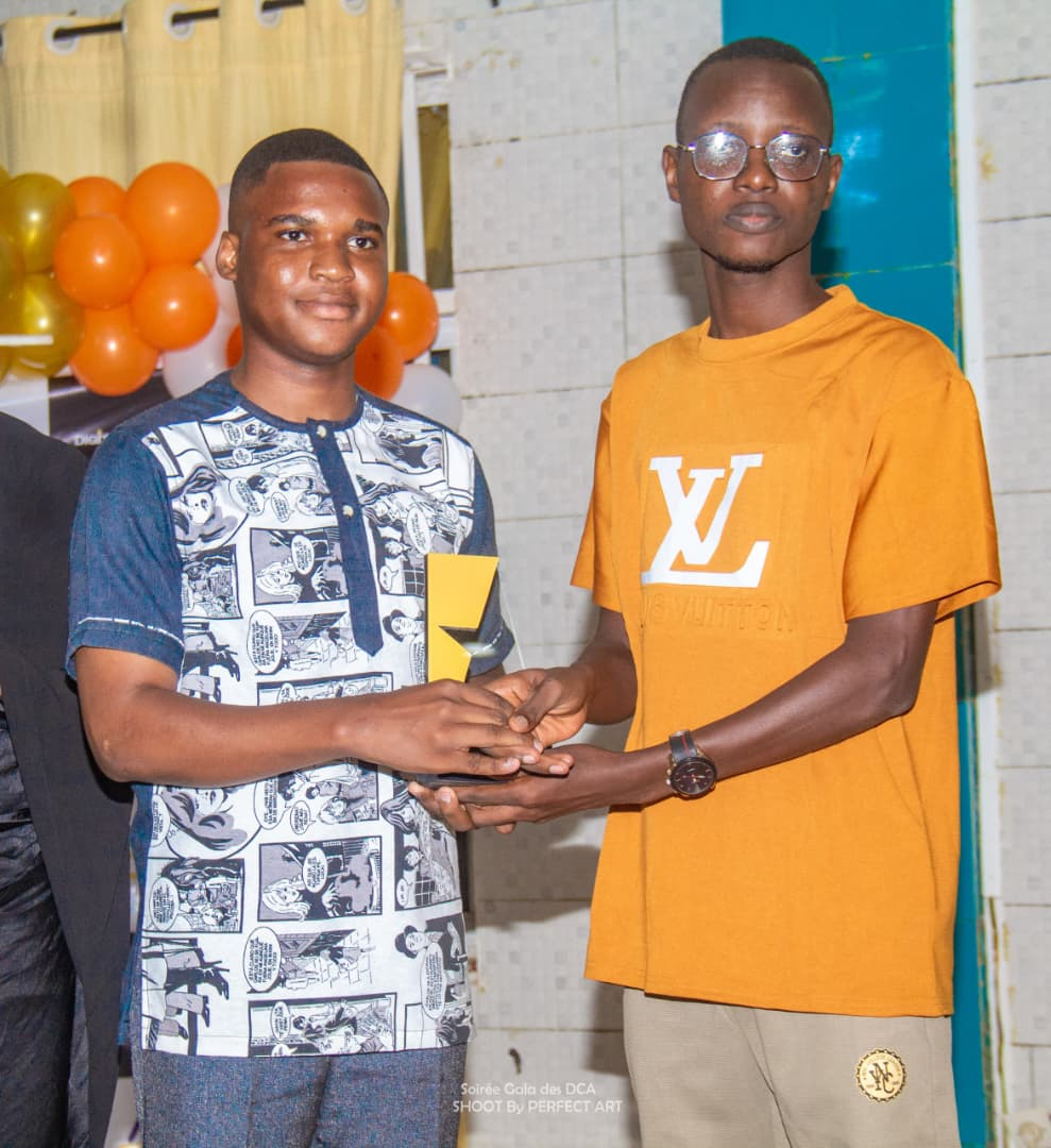 Remise du prix sur scène